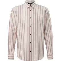s.Oliver Gestreiftes Langarmhemd Beige/Pink M