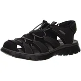Rieker Freizeitsandalen Herren Schwarz 45