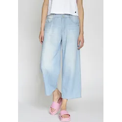 Weite Jeans GANG "94CAROL", Damen, Gr. 29, N-Gr, blau (light blau), Denim/Jeans, Obermaterial: 100% Baumwolle, casual, Jeans