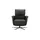 Hukla Relaxsessel Yuna Leder 78 x 88 x 82 cm Schwarz mit Relax-Funktion