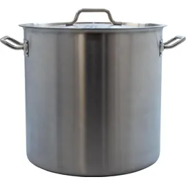 ACMax Kochtopf Gastrotopf Topf 36 Liter Edelstahl mit Deckel Großküche Gastronomie