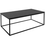 ML-Design Couchtisch Schwarz Metall, rechteckig, Industrie-Design