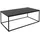ML-Design Couchtisch Schwarz Metall, rechteckig, Industrie-Design