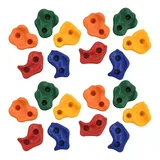 vidaXL Klettergriff 20 Stk. Mehrfarbig
