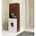 abamihome Waschmaschinenschrank 64 x 30 x 180 cm Wenge