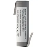 AccuCell Akku 18650 für Industrie, Powertool, Li-ion, 3,7V, 2600mAh, 9,6Wh mit Lötfahne in Z-Form