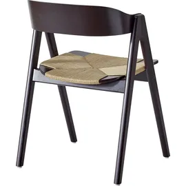 Hammel Furniture Holzstuhl Findahl by Hammel Mette Wasserhyazinthe schwarz 2er Set