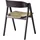 Hammel Furniture Holzstuhl Findahl by Hammel Mette Wasserhyazinthe schwarz 2er Set