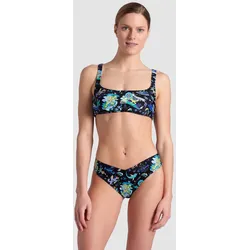 Bustier-Bikini Damen arena Fun Planet - Black-multi - S