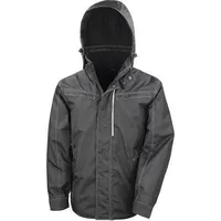 Result Denim Texture Rugged Jacket - Schwarz