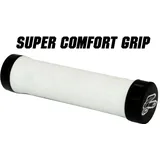 Renthal Lock On Super Comfort Griffe Fahrradgriffe weiß 130 mm