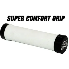 Renthal Lock On Super Comfort Griffe Fahrradgriffe weiß 130 mm