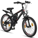 licorne bike gmbh Licorne Bike Guide Premium 20 Zoll RH 31 cm schwarz/rot/grau