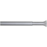 Sealskin Duschvorhang-Spannstange, ausziehbar, Metall, Aluminium matt, 2 x 2 x 115 cm