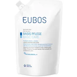 Eubos Wasch- und Duschemulsion BLAU flüssig Nachfüllung 400ml