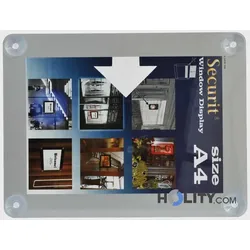 Kit von 6 Informationsdisplay mit Saugnapfen h14806