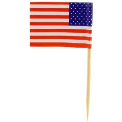 50 Deko-Picker `Flagge, USA`