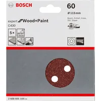 Bosch Exzenterschleifpapier 115 mm 5 Stk.