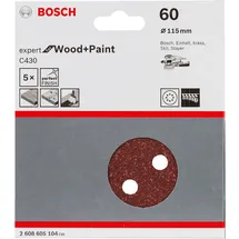 Bosch Exzenterschleifpapier 115 mm 5 Stk.