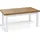 WFL GROUP Ausziehtisch 200 x 78 x 100 cm Wotan Eiche braun