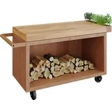 OFYR Mise en Place Table Corten 135 PRO Teakholz