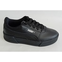 NEU Puma Carina L PS Größe 28 Kinder Leder Sneaker Schuhe 370678-18 BLACK top