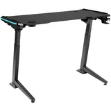 Tectake Hemingway höhenverstellbar 130x 67,2x 72-121cm Schwarz