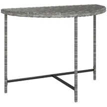 vidaXL Gartentisch 100 x 50 x 75 cm Grau