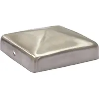 Pfostenkappe Edelstahl 9 x 9 cm - pro Stück
