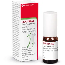 Nicotin AL 1 mg / Sprühstoß zur Rauchentwöhnung 1 St Spray