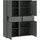 Home Affaire Highboard 103,4 x 139,5 x 40 cm grün