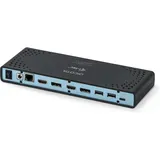 Dicota USB-C 13-in-1 Docking Station 5K HDMI/DP (USB-C, Ports), Dockingstation + USB Hub, Schwarz