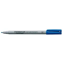 STAEDTLER Lumocolor Folienstift blau 1,0 mm non-permanent