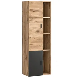 inn.furn Midischrank Eiche Grau Matt 48 cm Hängend Oderzo