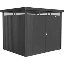 Biohort HighLine H3 2,57 x 2,17 m dunkelgrau-metallic Doppeltür