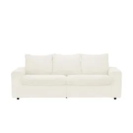 Sofa.de Big Sofa Stoff 3-Sitzer Grau