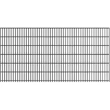 fa-bausysteme Doppelstabmattenzaun 250 cm x 123 cm Anthrazit