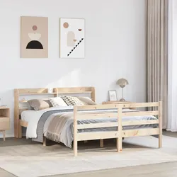 Bettgestell mit Kopfteil ohne Matratze 120x200 cm