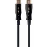Gembird CCBP-HDMI-AOC-50M-02 HDMI-Kabel HDMI Typ A (Standard) Schwarz