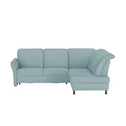 Polstermöbel Oelsa Ecksofa  Mallorca , blau , Maße (cm): B: 258 H: 92 T: 198