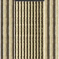 arsvita Flauschvorhang 80 x 200 cm beige/braun