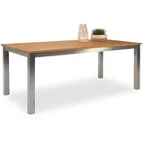 CASANOVA ALBANY Gartentisch 207 x 107 x 15 cm Braun
