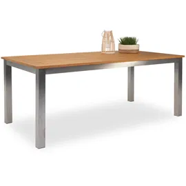 CASANOVA ALBANY Gartentisch 207 x 107 x 15 cm Braun