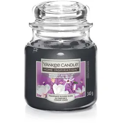 Yankee Candle Home Inspiration Mittlere Kerze im Glas Midnight Magnolia
