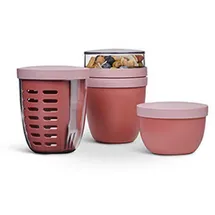 Mepal Ellipse 3-teiliges Set mauve 0,35 l, 0,5 l, 0,6 l