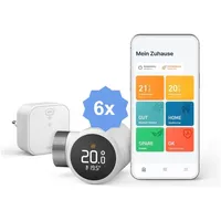 Tado° Bridge + 6x Smartes Heizkörperthermostat X, Heizungssteuerung