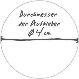 Frau WUNDERVoll® DIY Adventskalender zum Befüllen Bescherung 13x16,5cm rot Punkt Ziffern blau