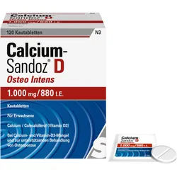 Calcium Sandoz D Osteo Intens Kautabletten