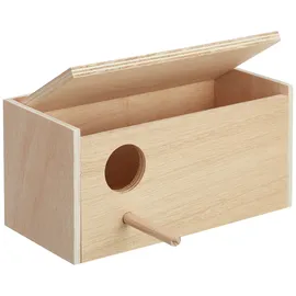 Nobby Wellensittich Nistkasten Loch Links; 28,5 x x 14,0 cm