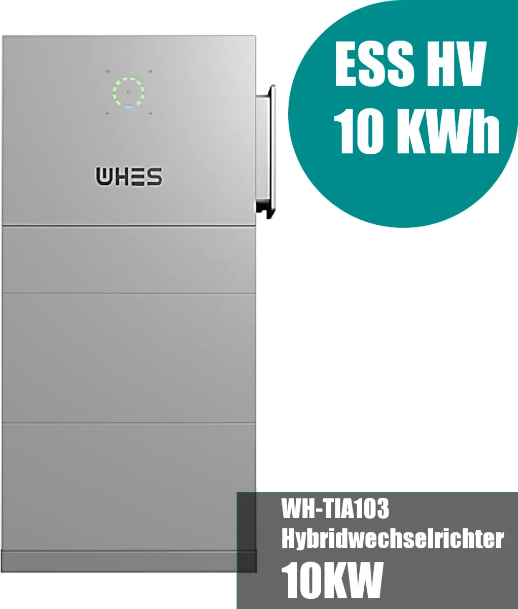 WHES PowerPod Agave-TH dreiphasiges Hochspannungs-Hybrid-All-in-One-BESS 10KW/10KWh ohne Heizmodul